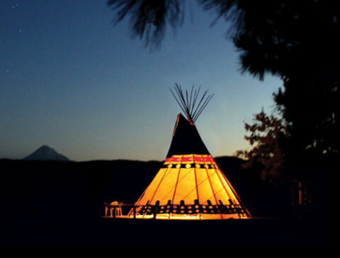 Stained Glass Effect Nomadics Tipi Makers